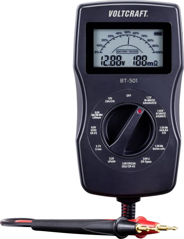 Tester baterii VOLTCRAFT BT-501