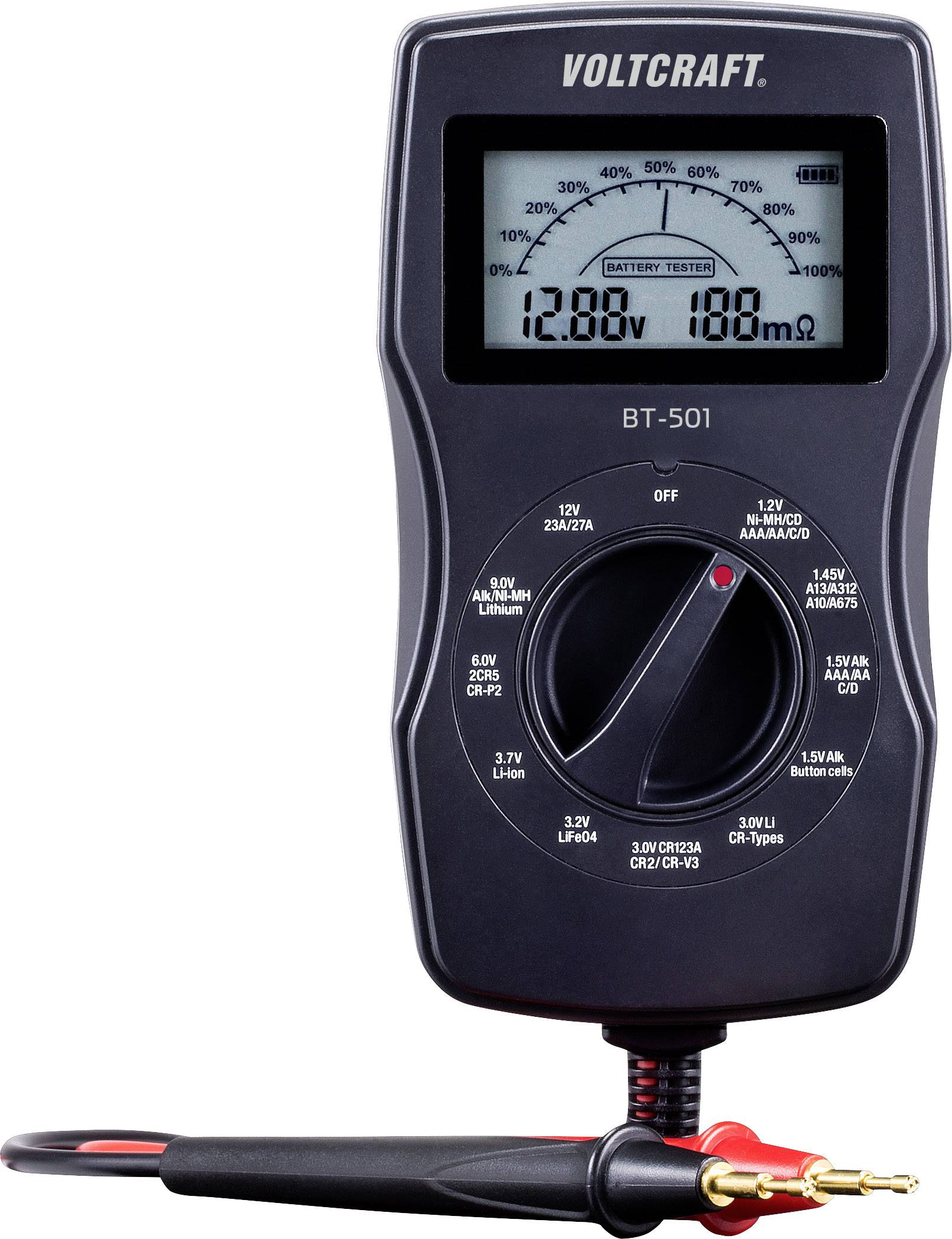 Tester baterii VOLTCRAFT BT-501 - obrazek 1