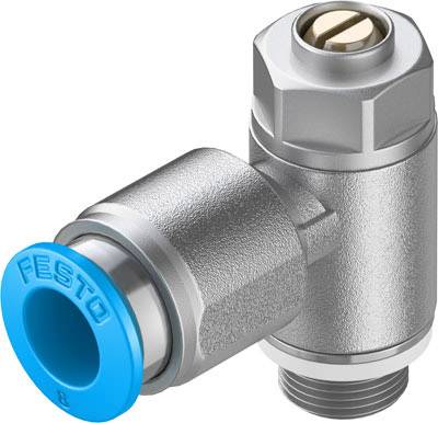 Zawór zwrotny FESTO GRLA-1/8-QS-8-D 193145, 0.2 do 10 bar - obrazek 1