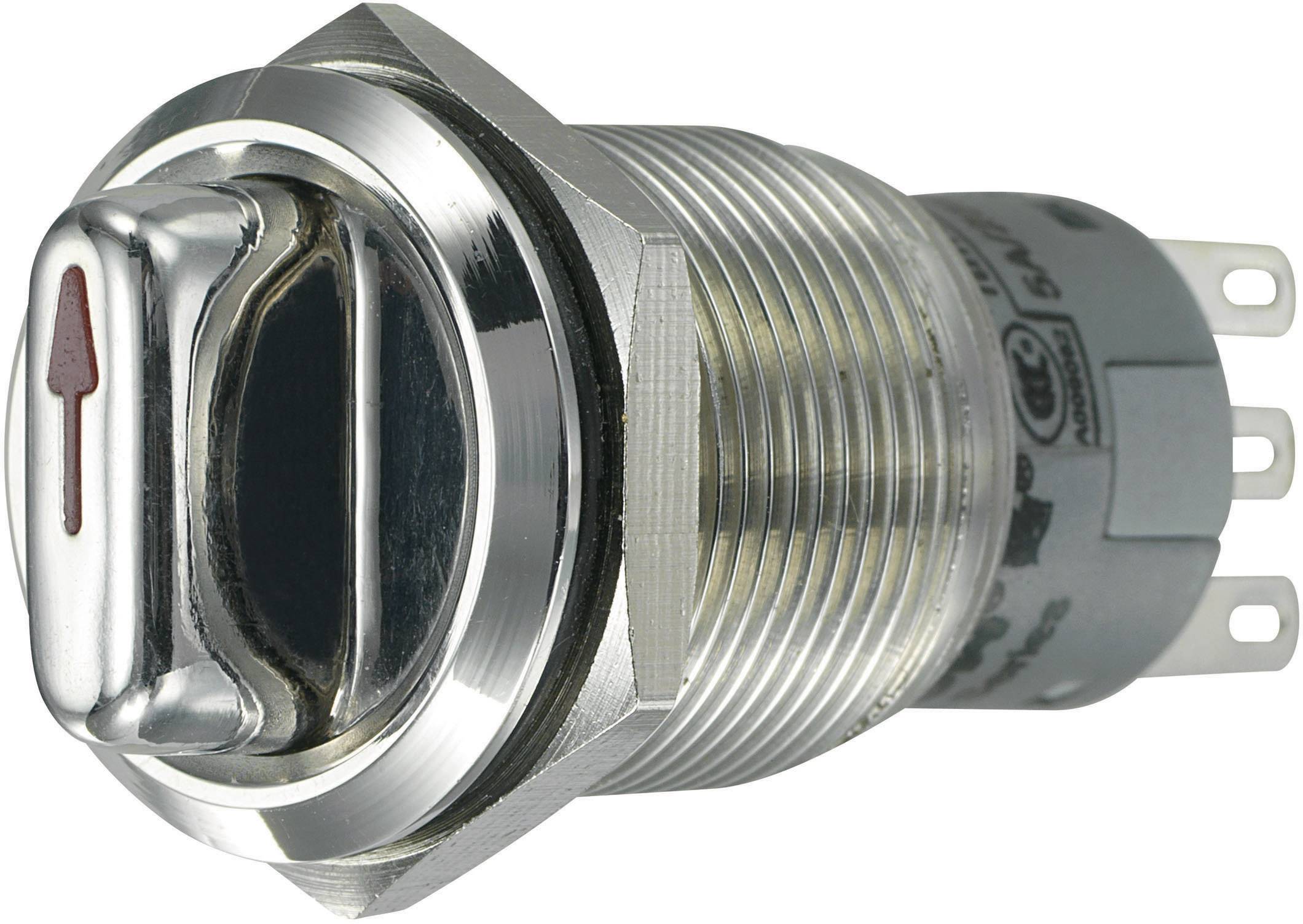 Przełącznik obrotowy wandaloodporny TRU COMPONENTS 701810, 250 V/AC, 5 A, Pozycje przełączenia 2, 1 x 90 °, IP65, 1 szt. - obrazek 1