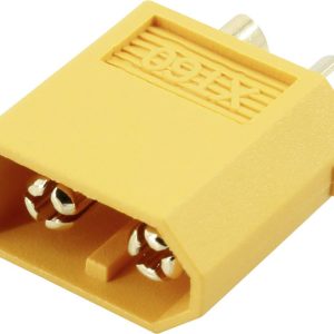 Złącze męskie akumulatora XT60, 3,5 mm Reely RE-6586515 do lutowania 1 szt. Złącze męskie akumulatora XT60, 3,5 mm Reely RE-6586515 do lutowania 1 szt.