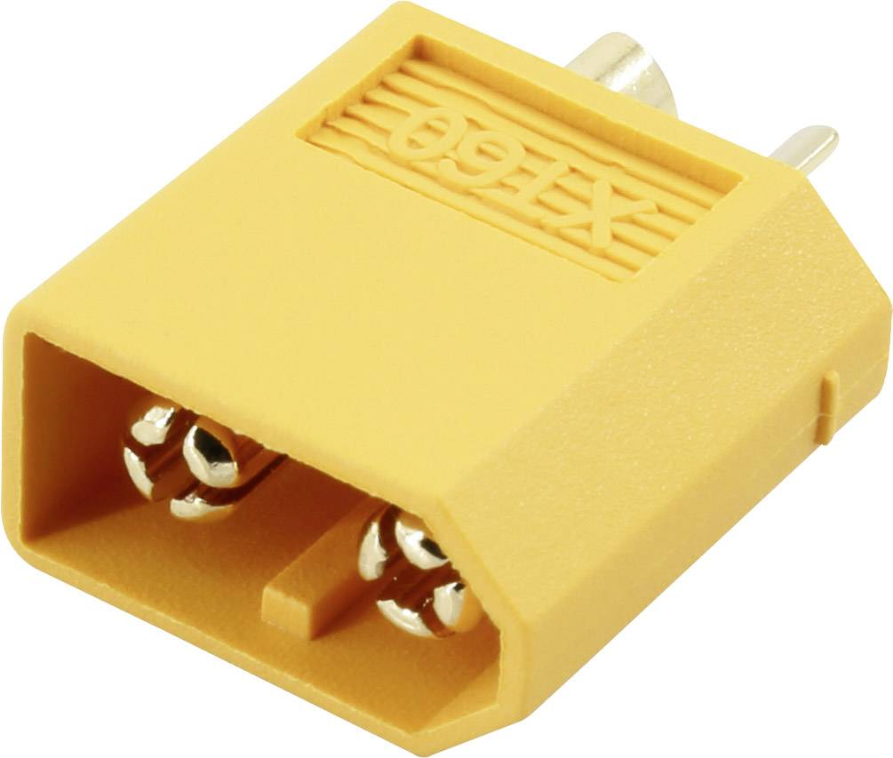 Złącze męskie akumulatora XT60, 3,5 mm Reely RE-6586515 do lutowania 1 szt. - obrazek 1