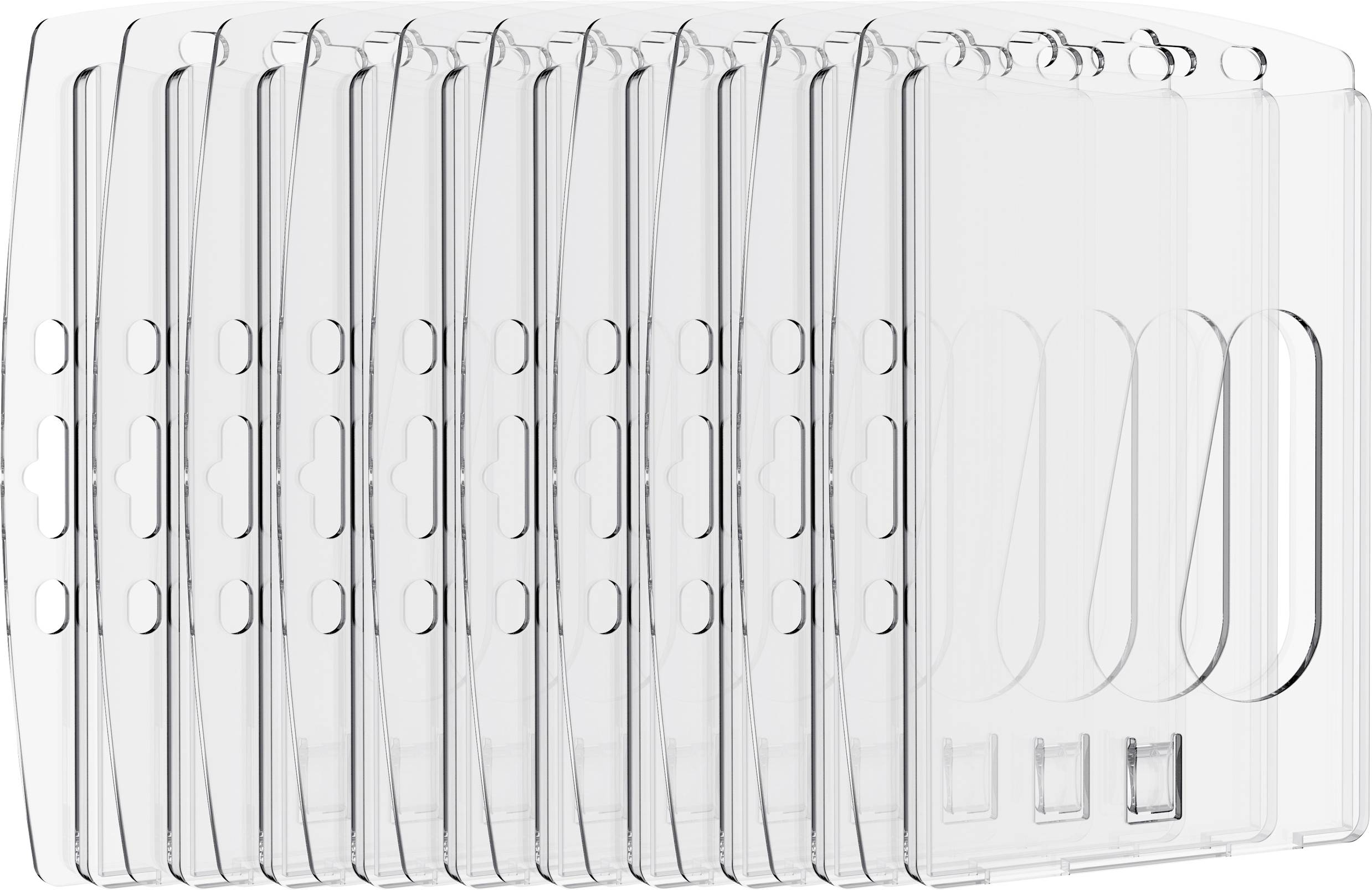 Elevar SP-13503848 Uchwyt do identyfikatora (D x S x W) 60 x 100 x 0.5 mm wytłaczanie, możliwość łączenia z klipsem, moż - obrazek 1