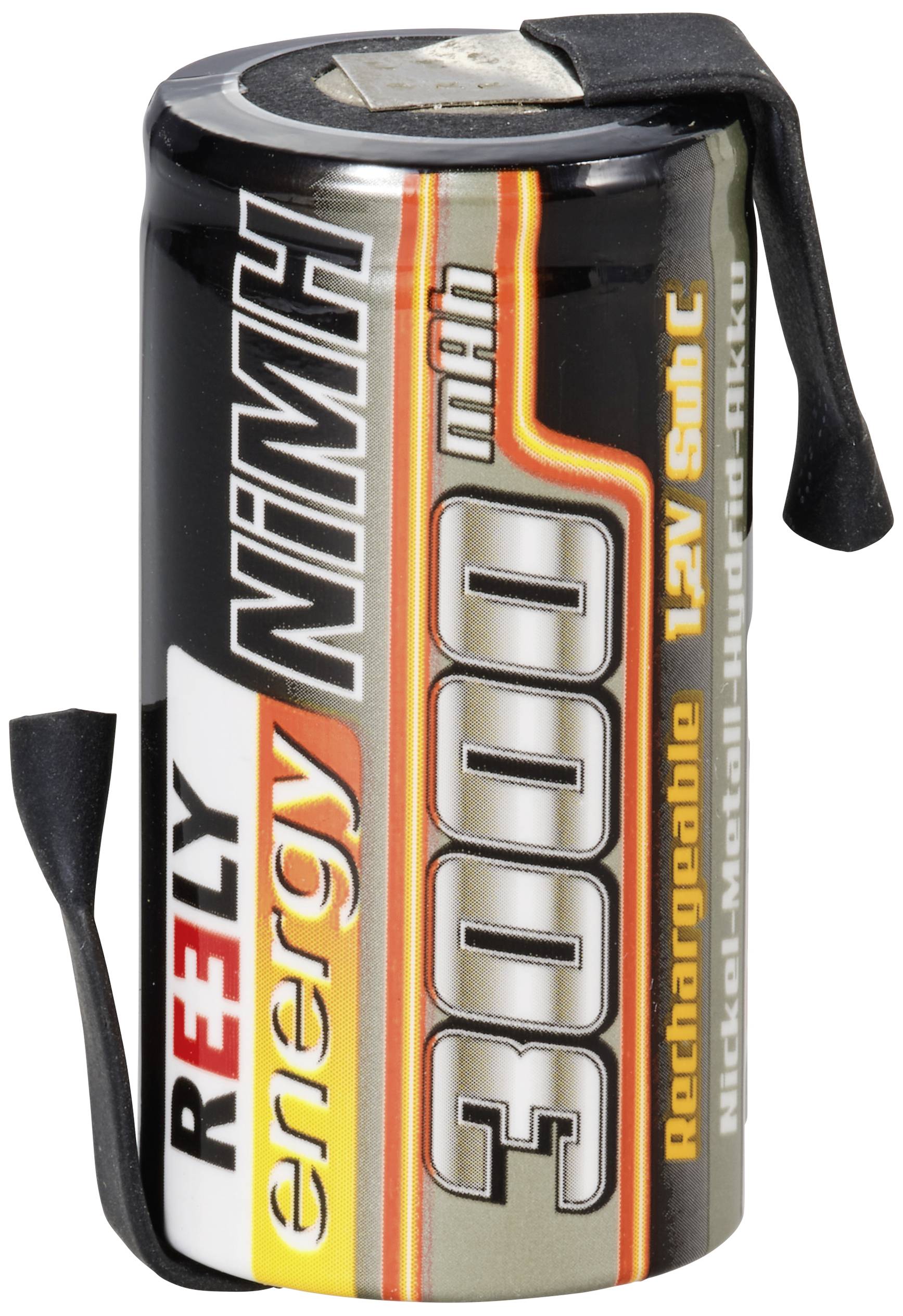 Akumulator pojedynczy Reely Sub-C 1.2 V 3000 mAh NiMH z oczkami lutowniczymi - obrazek 1