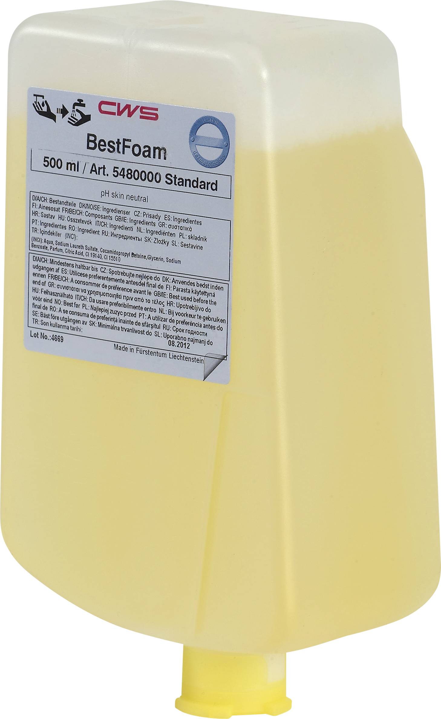 Mydło w płynie CWS Hygiene 5480000 Seifenkonzentrat Best Foam Standard 1 zest. - obrazek 1