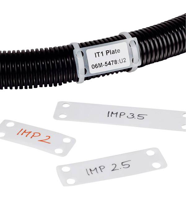 Oznacznik na przewody HellermannTyton IMP2 PA66 WH 100 1 szt. - obrazek 1