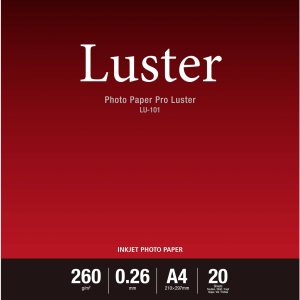 Canon Photo Paper Pro Luster LU-101 6211B006 Papier fotograficzny DIN A4 260 g/m² 20 ark. satynowy połyskujący Canon Photo Paper Pro Luster LU-101 6211B006 Papier fotograficzny DIN A4 260 g/m² 20 ark. satynowy połyskujący