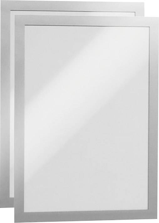 Ramka informacyjna, samoprzylepna Durable 487223 srebrny (S x W) 236 mm x 322 mm - obrazek 1