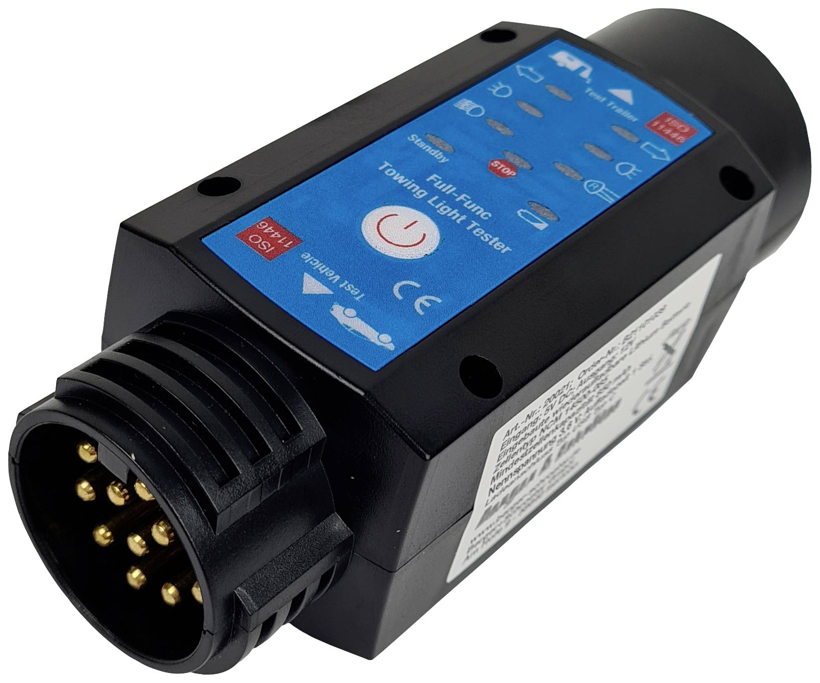 Berger & Schröter 48252 ISO11446 Trailertester ISO11446 Tester oświetlenia 3.6 V - obrazek 1