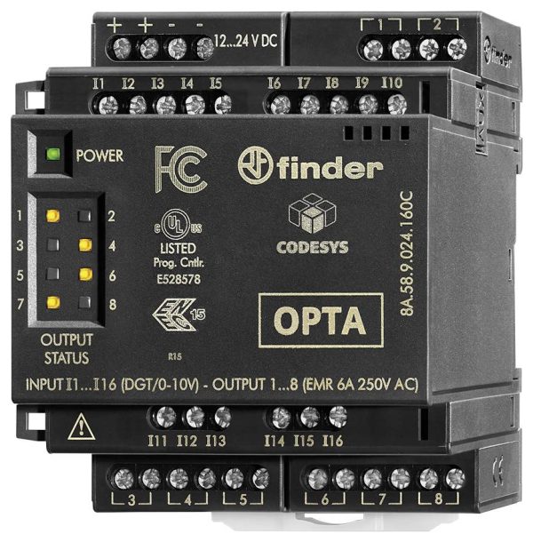 Finder 8A.88.9.024.160C OPTA Digitales SSR Erweiterungsmodul Moduł I/O