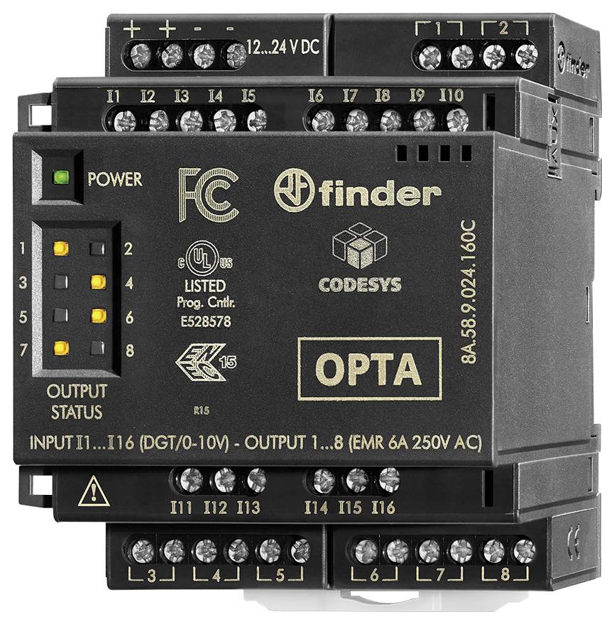 Finder 8A.88.9.024.160C OPTA Digitales SSR Erweiterungsmodul Moduł I/O - obrazek 1