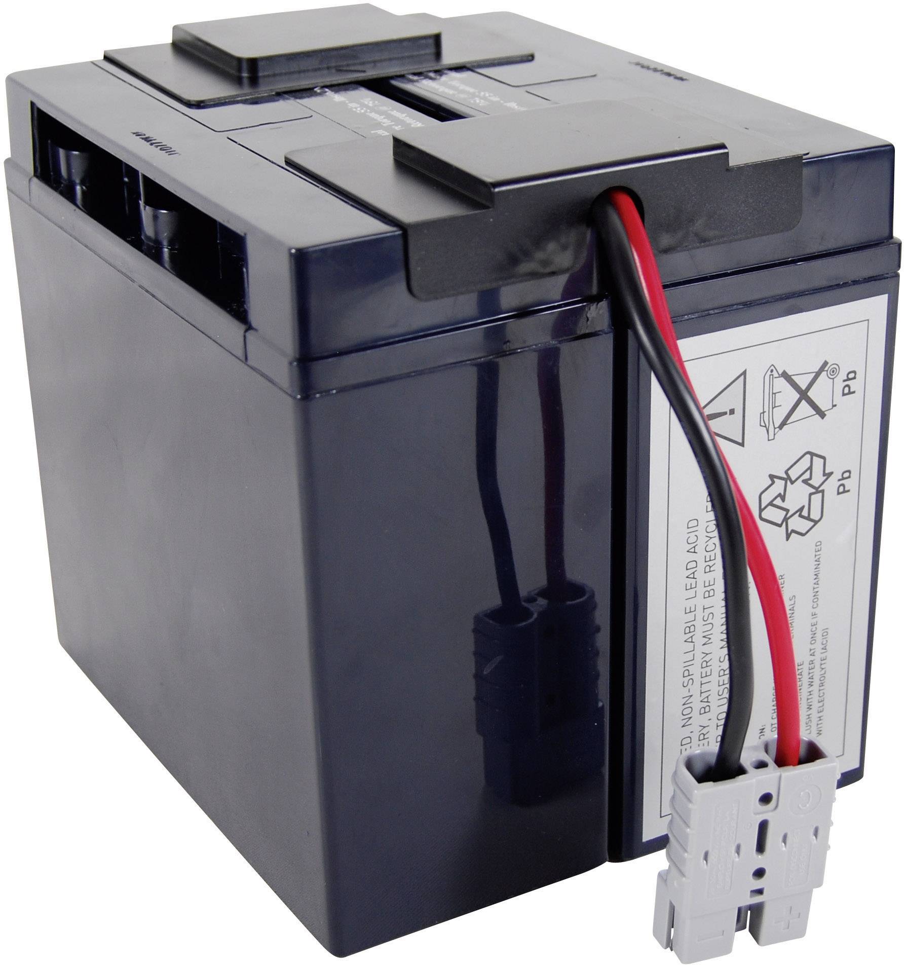 Akumulator kwasowo-ołowiowy Conrad Energy RBC7, do UPS - obrazek 1