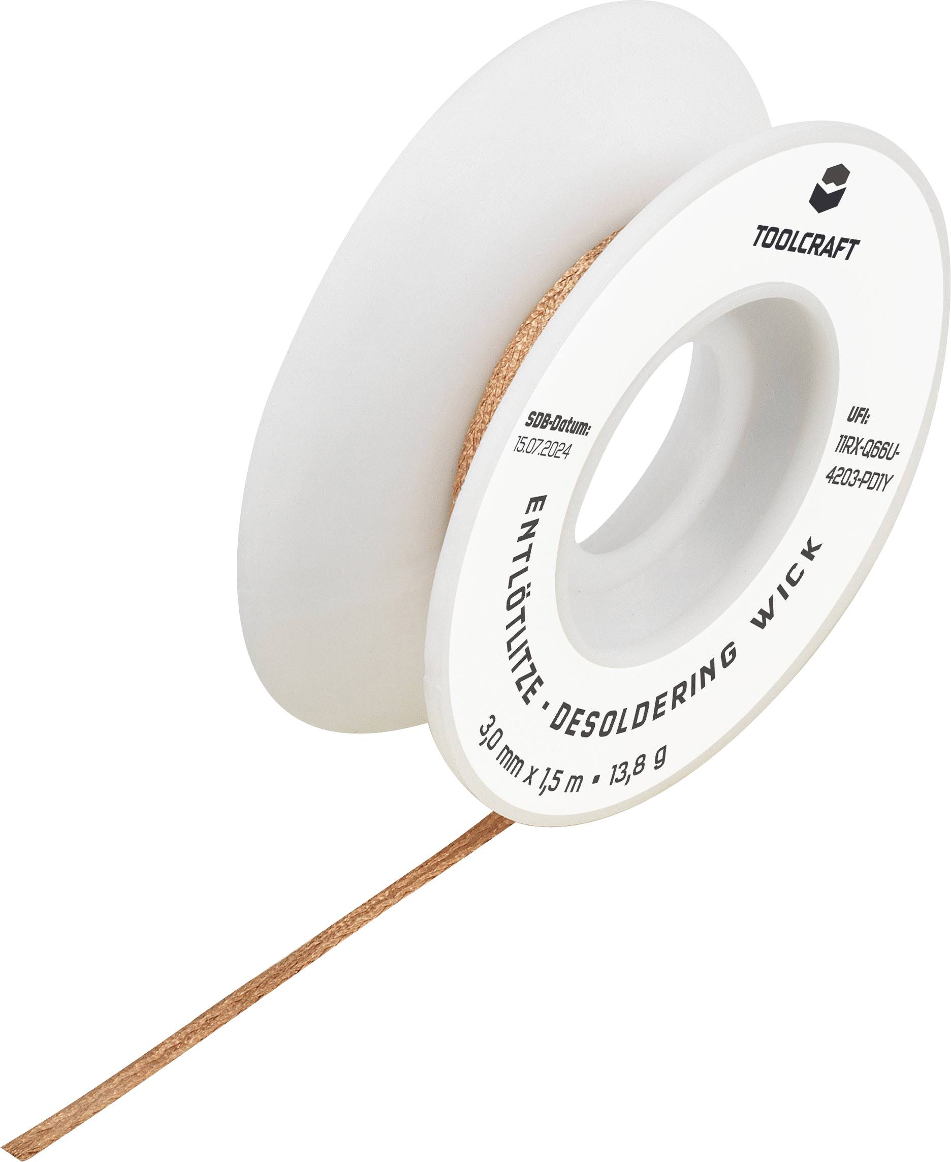 Plecionka do rozlutowywania TOOLCRAFT 1013274 1 szt. - obrazek 1
