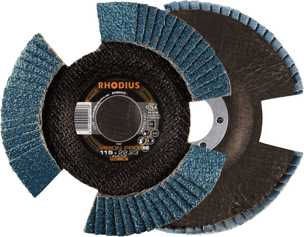 Rhodius 210637 VISION PRO Tarcza lamelkowa Wielkość ziarna 40 10 szt. - obrazek 1