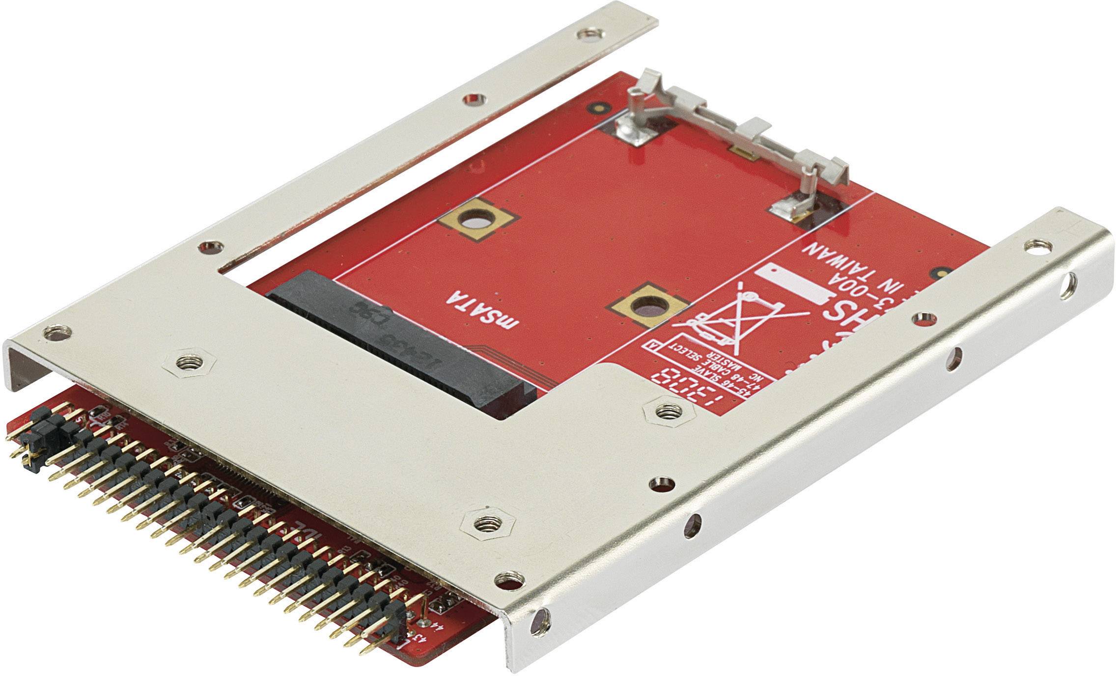 Konwerter interfejsów IDE, mSATA Renkforce RF-4174629, [1x złącze żeńskie mSATA - 1x złącze męskie IDE 44-pin] - obrazek 1