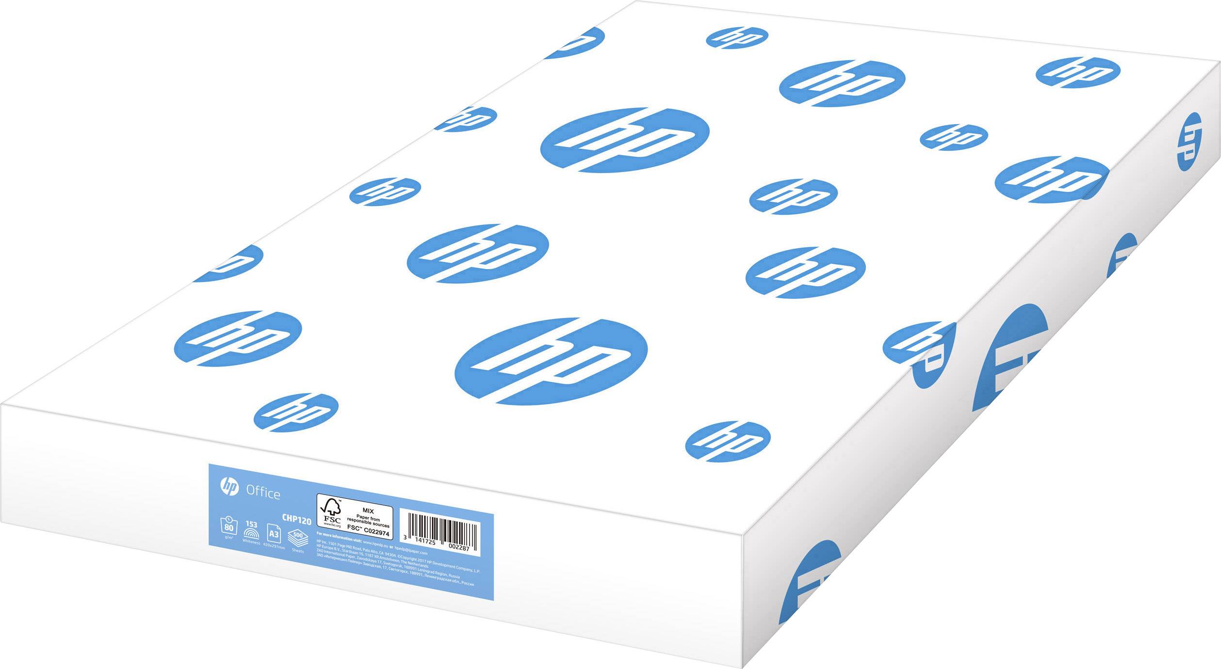 HP Office Paper CHP120 Uniwersalny papier do drukarek DIN A3 80 g/m² 500 ark. biały - obrazek 1