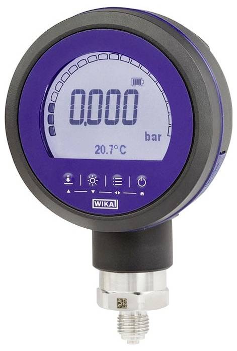 WIKA 14633184 Cyfrowy manometr CPG1200 0…10 bar G1/2B 4-1/2 cyfry, wykres słupkowy, podświetlany Przyłącze G 1/2 B