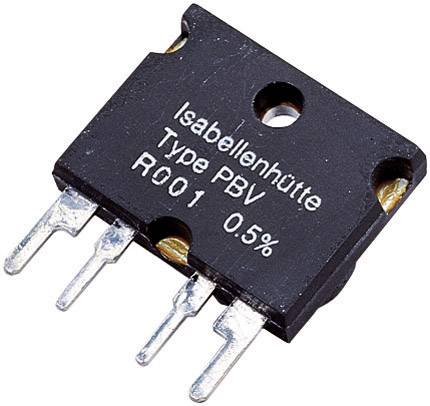Rezystor pomiarowy Isabellenhutte PBV 0,01, 0,01 Ohm, 10 W, 0,5 % - obrazek 1