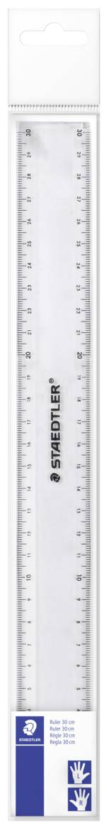 Linijka Staedtler STAEDTLER Mars 562 PB - Lineal - 30 cm - durchsichtig 562 300 PB, 1 szt. - obrazek 1