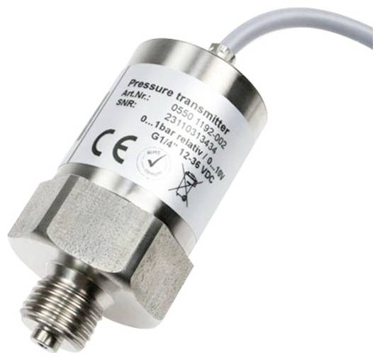 Czujnik ciśnienia B + B Thermo-Technik 0550 1192-001, -1 bar do 1 bar, kabel, 1 szt. - obrazek 1