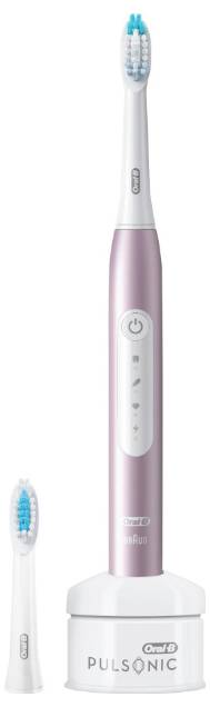 Oral-B Braun Oral-B Pulsonic Slim Luxe 4100 Ros 4210201305569 Elektryczna szczoteczka do zębów różowy - obrazek 1
