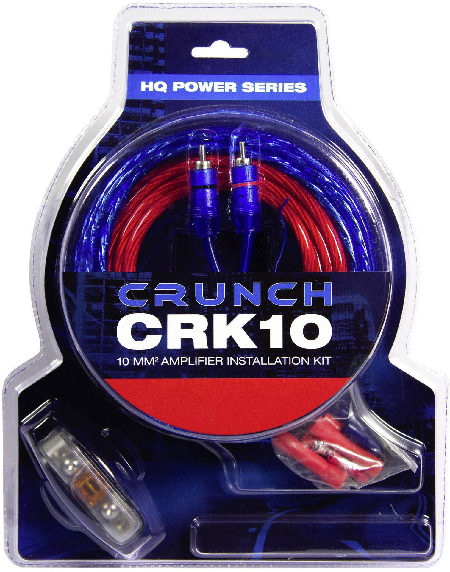 Zestaw do podpięcia wzmacniacza Car HiFi 10 mm² Crunch CRK10 - obrazek 1