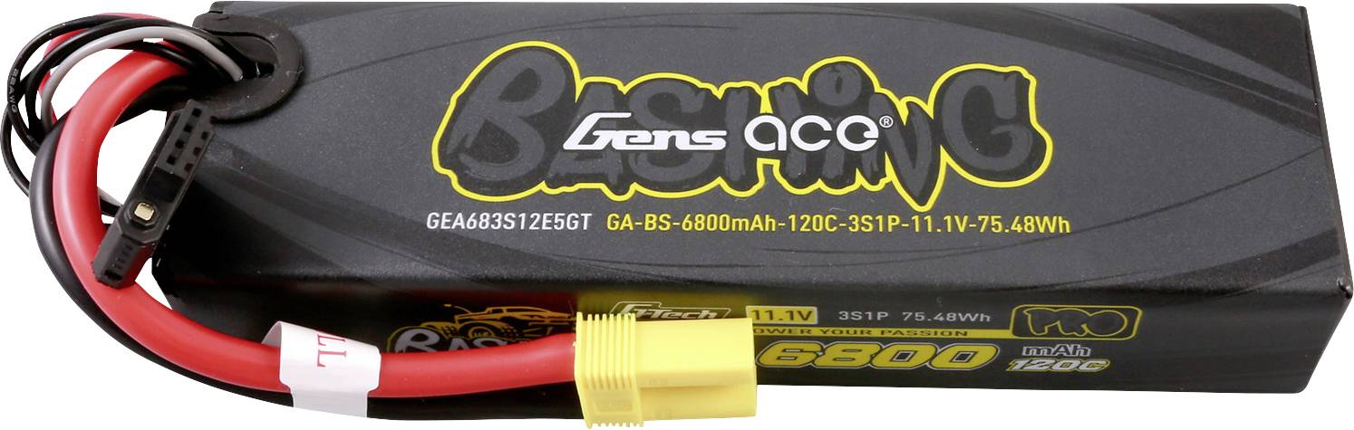 Gens ace Pakiet akumulatorów (LiPo) 11.1 V 6800 mAh Hardcase EC5 - obrazek 1