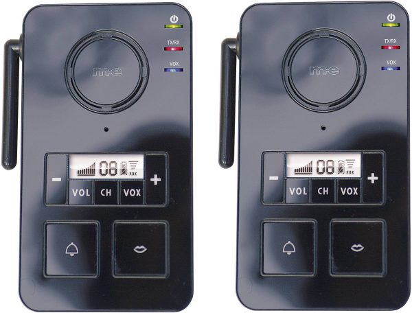 Domofon beprzewodowy m-e modern-electronics FS 2.1, kompletny zestaw, Kolor producenta: czarny