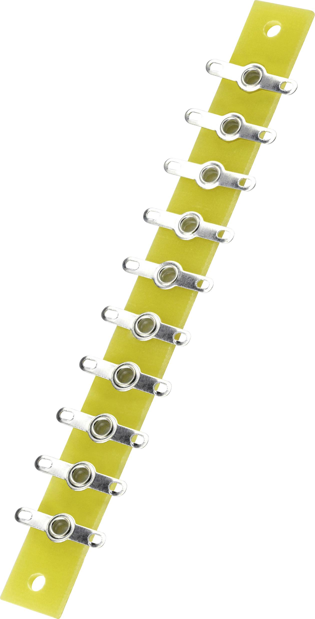 TRU COMPONENTS Listwa złączy do lutowania jednorzędowo Ilość pinów 10 epoksyd (D x S x W) 120 x 12 x 1.6 mm 1 szt. - obrazek 1