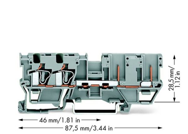 WAGO 769-171 złączka bazowa 2-przewodowa/2-pinowa