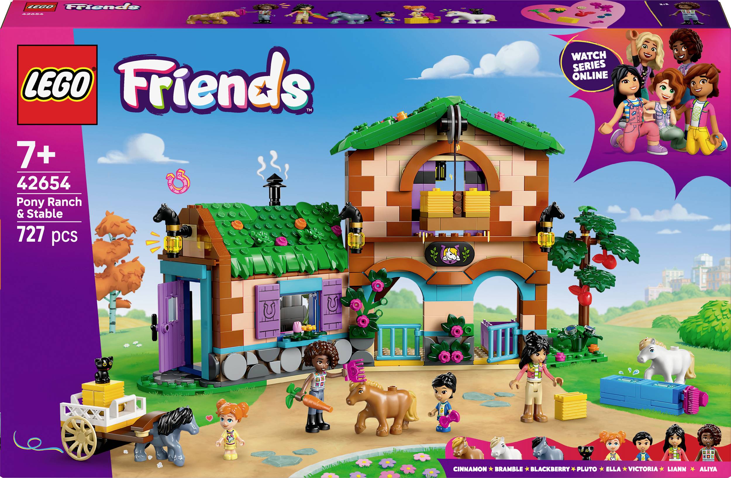 LEGO® FRIENDS 42654 Farma kucyków i stajnia - obrazek 1