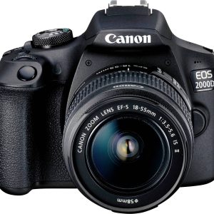 Lustrzanka cyfrowa Canon EOS 2000D Kit 18-55 mm DC III 2728C002, 1 szt. Lustrzanka cyfrowa Canon EOS 2000D Kit 18-55 mm DC III 2728C002, 1 szt.