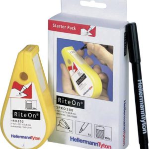 Etykieta kablowa HellermannTyton SPRO200-1401-WH 550-14010, 12.70 x 19.05 mm, etykiety na arkuszu: 150, 1 zest. Etykieta kablowa HellermannTyton SPRO200-1401-WH 550-14010, 12.70 x 19.05 mm, etykiety na arkuszu: 150, 1 zest.
