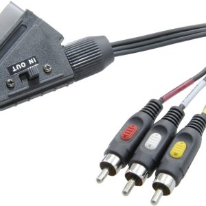 kabel SpeaKa Professional SP-7869848, SCART, RCA/Cinch kompozytowy, 2 m kabel SpeaKa Professional SP-7869848, SCART, RCA/Cinch kompozytowy, 2 m