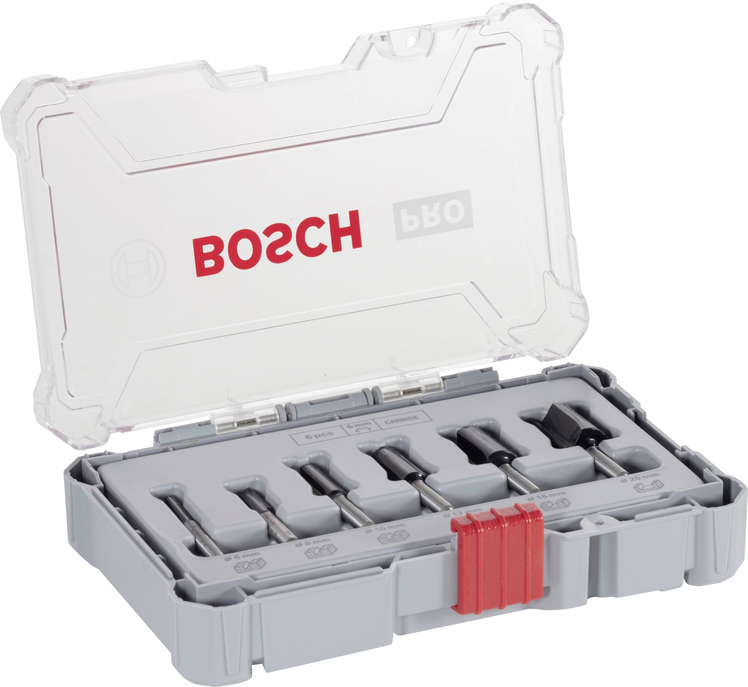 Zestaw frezów do rowków, chwyt 6 mm, 6 sztuk Bosch Professional NEW-22331 - obrazek 1