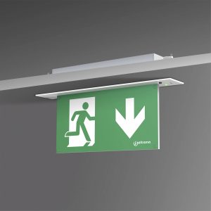 Beltrona MEXM82506ZB Oznakowanie drogi awaryjnej z podświetleniem LED Montaż sufitowy podtynkowy Beltrona MEXM82506ZB Oznakowanie drogi awaryjnej z podświetleniem LED Montaż sufitowy podtynkowy