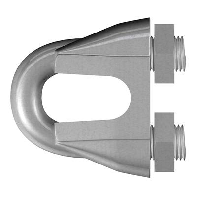 Uchwyt liny 5 mm odlew cynkowany dörner + helmer 4816124 20 szt.