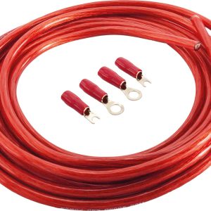 Zestaw kabli zasilających Sinuslive BK16P, 16 mm2, czerwony, 5 m Zestaw kabli zasilających Sinuslive BK16P, 16 mm2, czerwony, 5 m