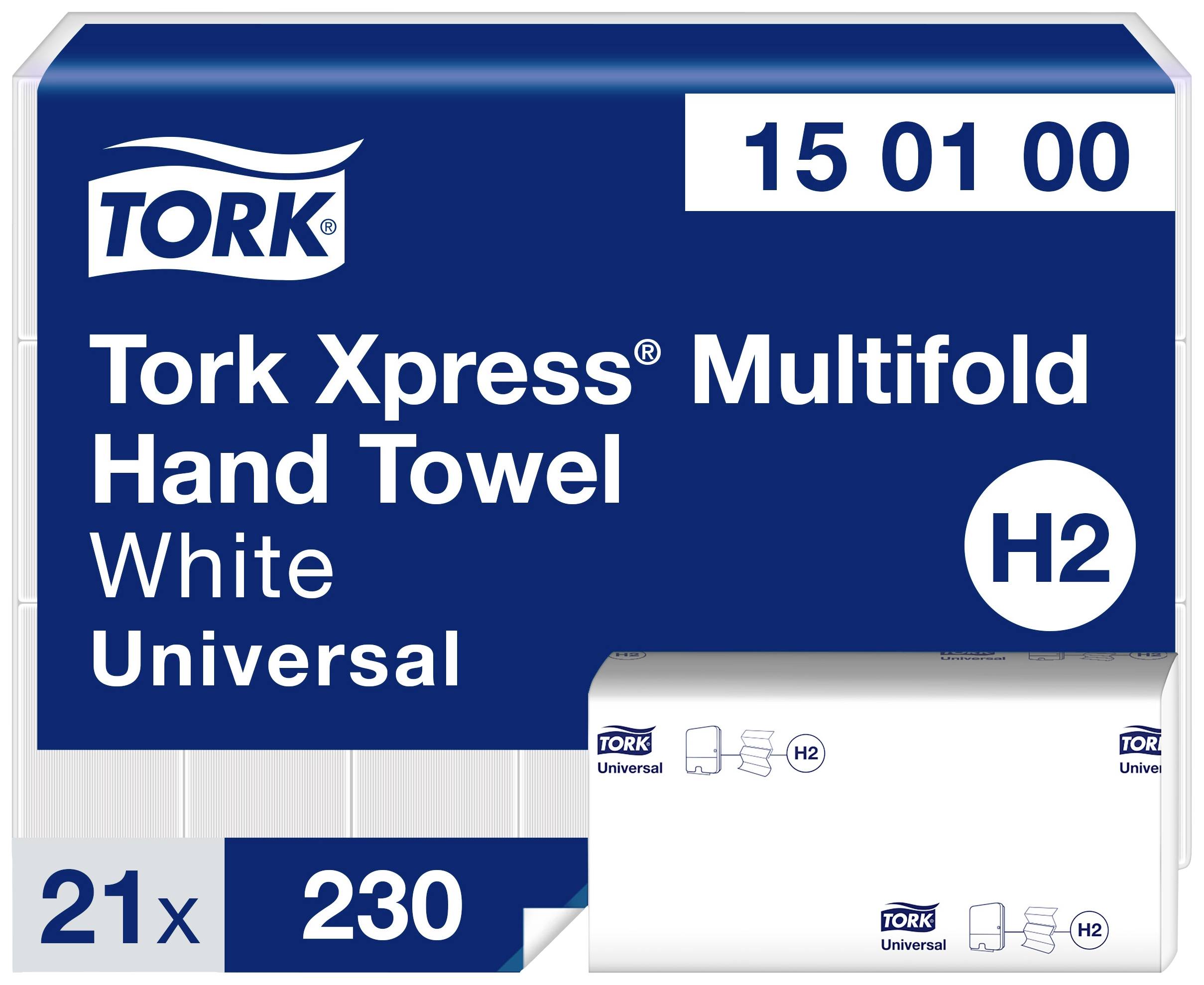 TORK 150100 Ręczniki papierowe biały 21 szt. - obrazek 1