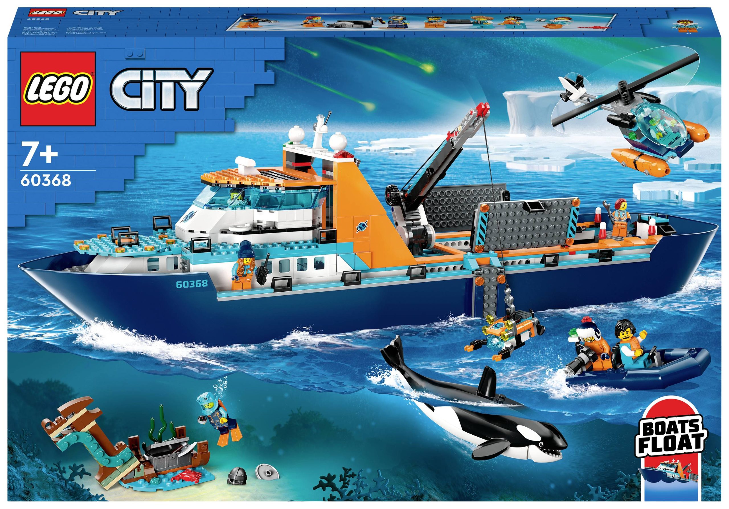 LEGO® CITY 60368 Arktyczny statek badawczy - obrazek 1