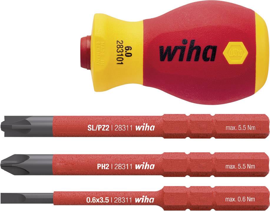 Wiha SB 2831-0101 VDE Uchwyt wymienny Średnica uchwytu: 34 mm Pasuje do: Wiha Torque, Wiha slimBit - obrazek 1