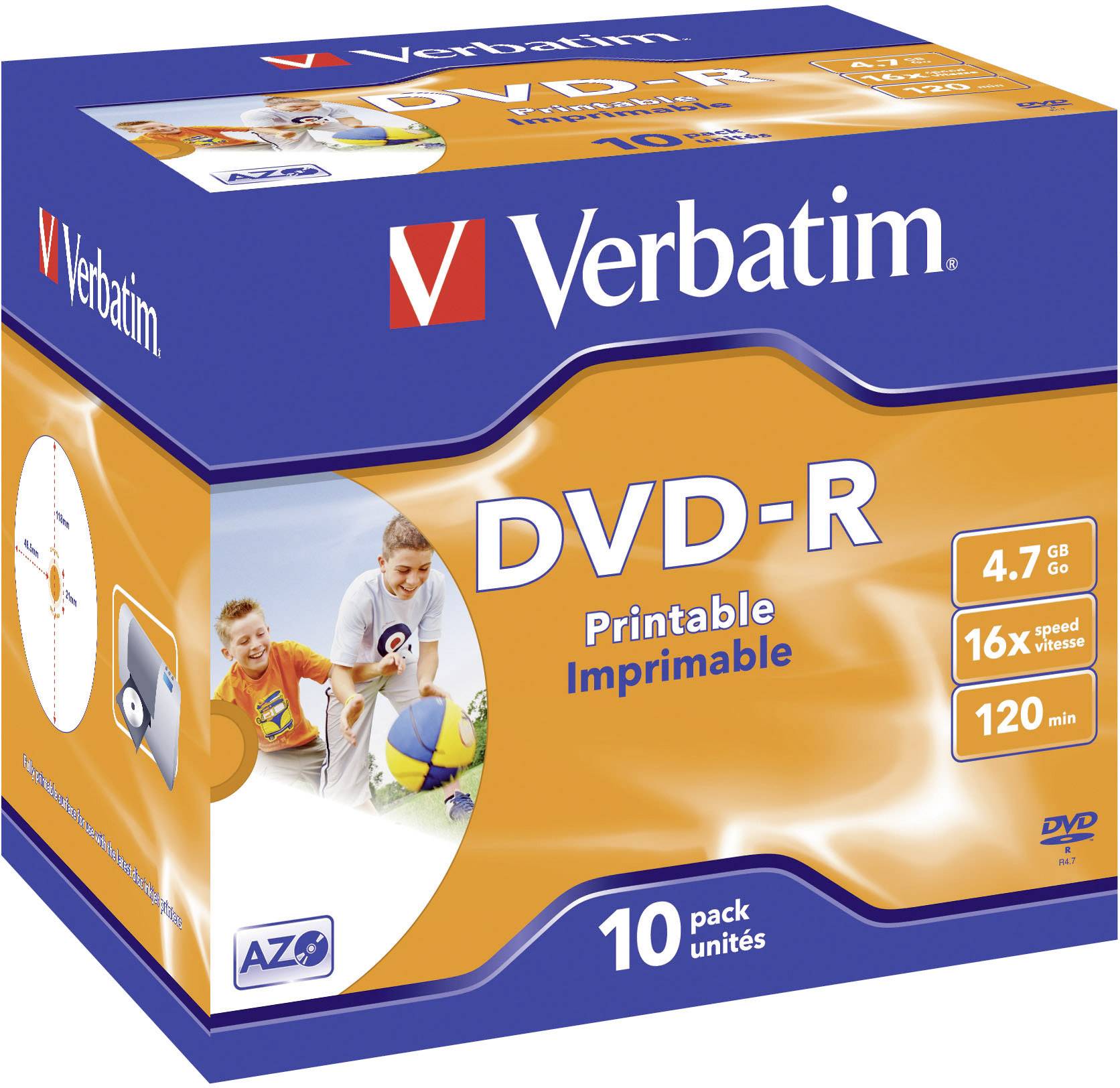 DVD-R Verbatim 43521 10 szt. - obrazek 1