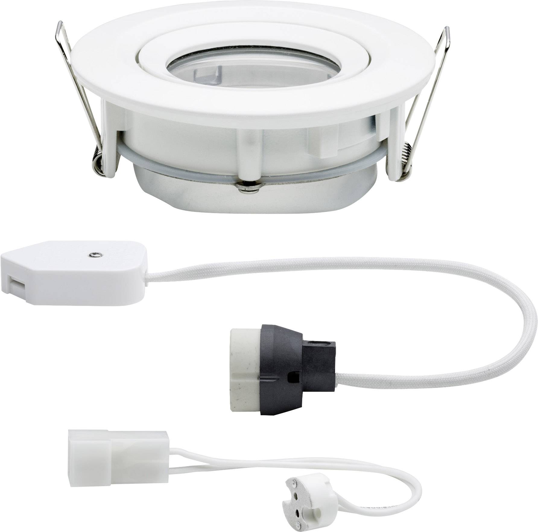 Lampa łazienkowa do zabudowy Paulmann 93661 35 W GU10, GU5.3 IP65 230 V aluminium, cynk biały (matowy) - obrazek 1