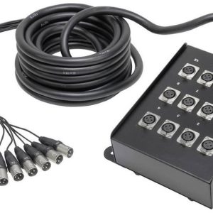 Kabel wielordzeniowy AH Cables K12C10 K12C10, wejścia: 12 x, 10 m Kabel wielordzeniowy AH Cables K12C10 K12C10, wejścia: 12 x, 10 m