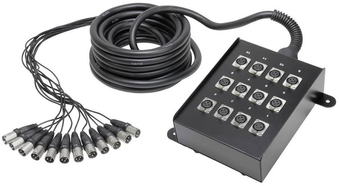 Kabel wielordzeniowy AH Cables K12C10 K12C10, wejścia: 12 x, 10 m - obrazek 1