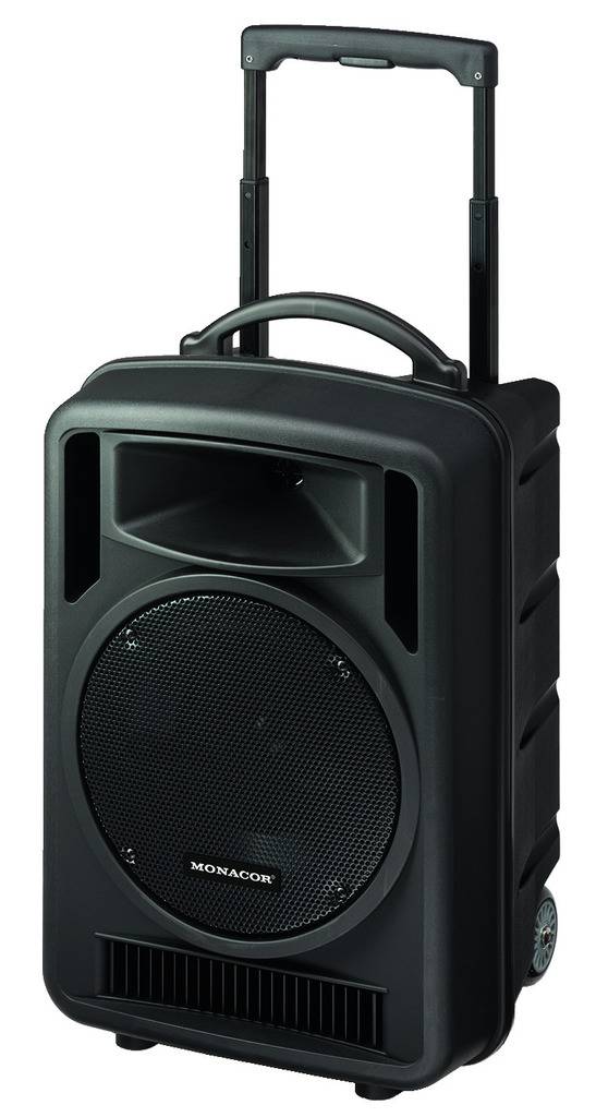 Monacor TXA-1020USB Głośnik przenośny, Głośnik przenośny PA 25 cm 10 cal akumulatorowe, z sieci elektrycznej 1 szt. - obrazek 1