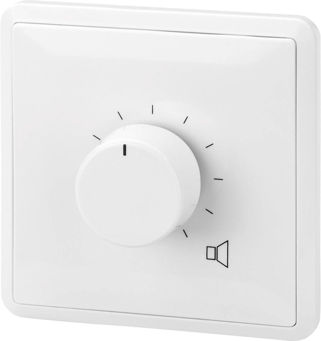 Monacor PA Attenuator do wbudowania Regulator głośności ELA biały - obrazek 1