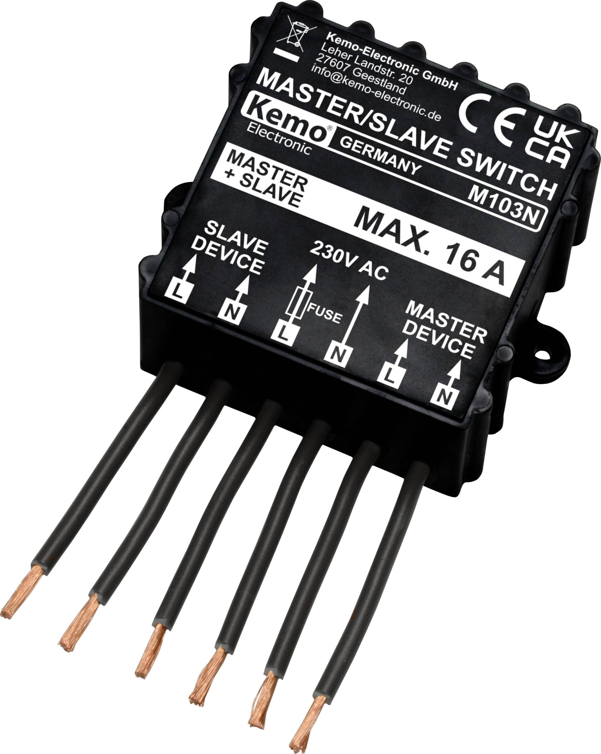 Kemo M103N Przełącznik Master Slave element 230 V/AC - obrazek 1