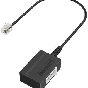 kabel RJ11, TAE-F Hama Telefon-Adapter, Modular-Stecker 6p4c – TAE-F-Buchse, 0,2 m 00201130, 0.2 m kabel RJ11, TAE-F Hama Telefon-Adapter, Modular-Stecker 6p4c – TAE-F-Buchse, 0,2 m 00201130, 0.2 m