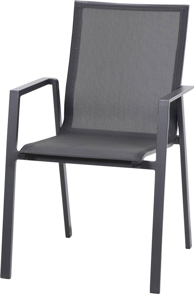 Siena Garden Reno M21940 Krzesło ogrodowe aluminium antracytowy (matowy), szary - obrazek 1